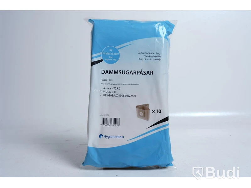 Filter och dammsugarpåsar