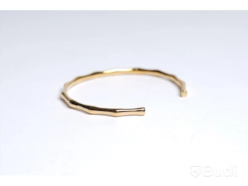 Armband - guldpläterat, strl. S, Bambou Bangle, Skultuna. Ny.