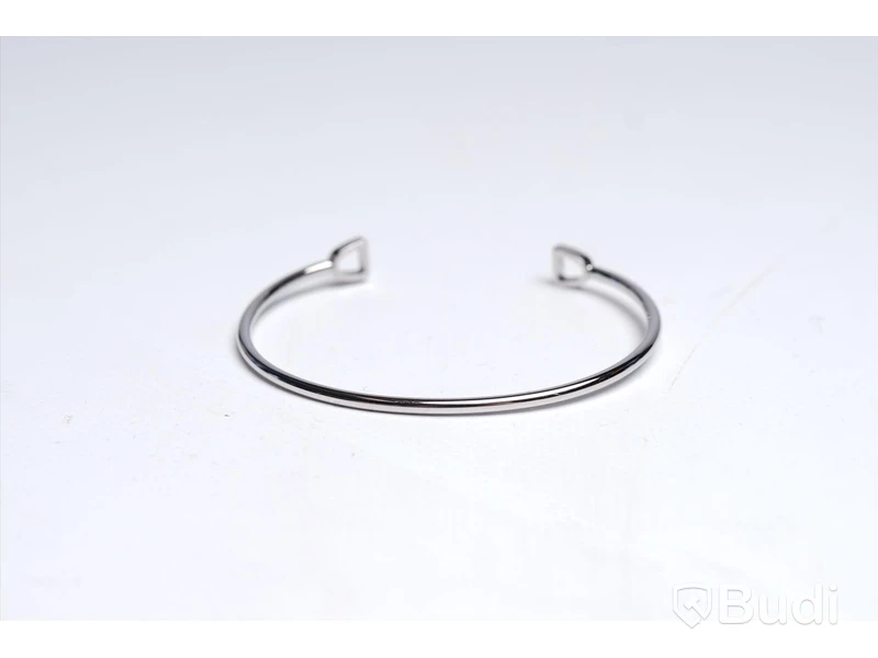 Armband - polerat stål, strl. S, GTG Stirrup Cuff, Skultuna. Ny.