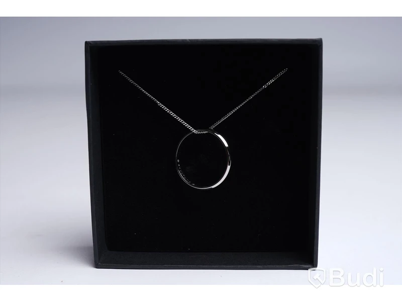 Halsband - polerat stål, 70 cm, ICON Necklage, Skultuna. Ny.