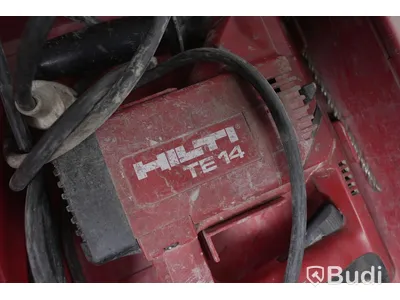 Hilti TE 14 Slagborrmaskin med diverse bits och förvaringslåda.