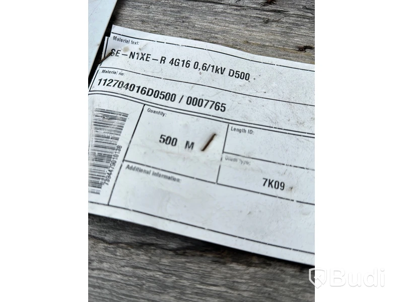 Rulle kabel +51meter, kopparkabel