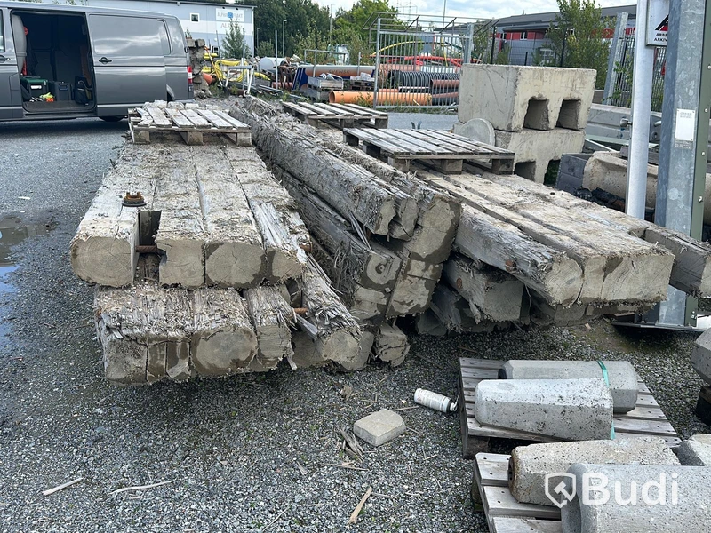 Större parti grävmaskins-/stockmattor