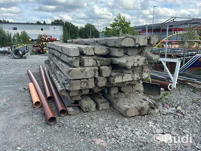 Större parti grävmaskins-/stockmattor