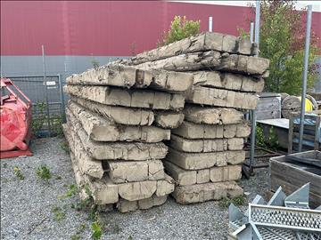 Större parti grävmaskins-/stockmattor