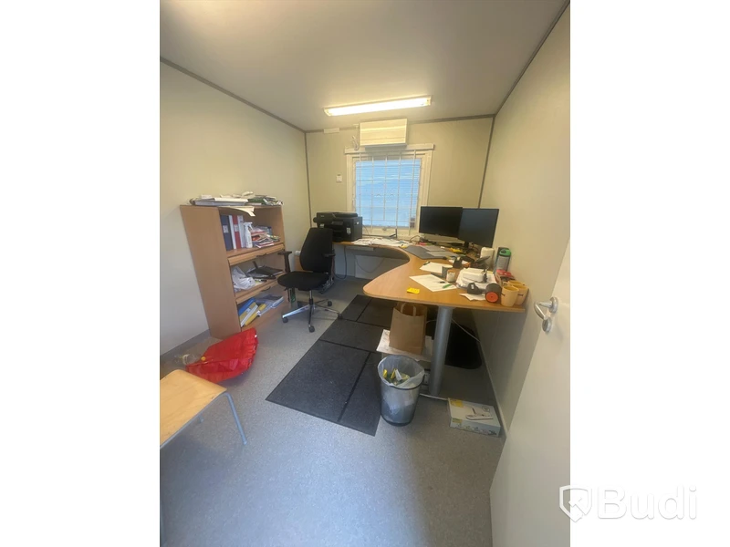 Manskapsbod med kontor/fikarum Moelven kilsboden 860x290 cm