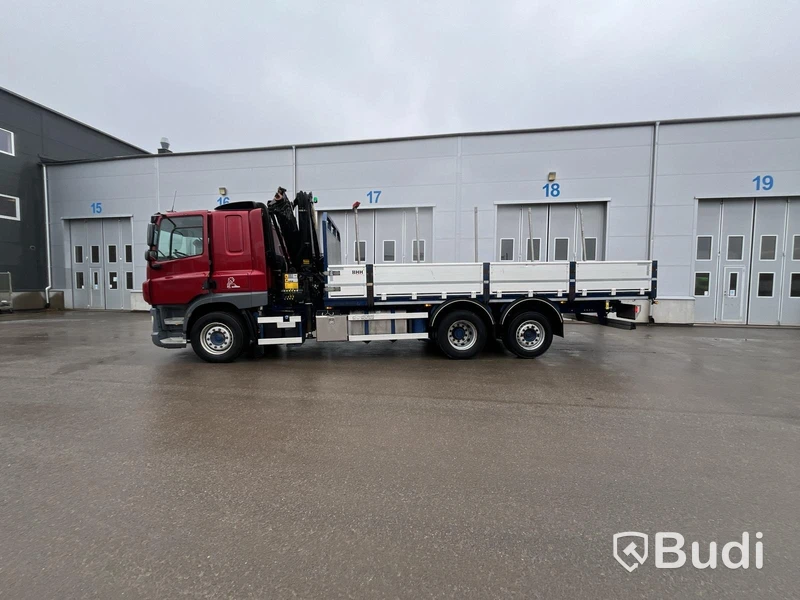 Brädgårdsbil DAF CF 370  FAN -2018 | Palfinger PK 19.001 - EXPORT momsfri försäljning inom EU. Regnr: SHG508, Chassi no: XLRASM4100G197085 - Köpare: SALPER IMPORT TRUCKS S.L, VAT ESB321305179 , Land: Spain, Intrastat HS code: 87044399, Vikt: 12940 kg