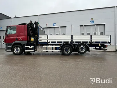 Brädgårdsbil DAF CF 370  FAN -2018 | Palfinger PK 19.001 - EXPORT momsfri försäljning inom EU. Regnr: SHG508, Chassi no: XLRASM4100G197085 - Köpare: SALPER IMPORT TRUCKS S.L, VAT ESB321305179 , Land: Spain, Intrastat HS code: 87044399, Vikt: 12940 kg