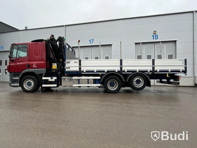 Brädgårdsbil DAF CF 370  FAN -2018 | Palfinger PK 19.001 - EXPORT momsfri försäljning inom EU. Regnr: SHG508, Chassi no: XLRASM4100G197085 - Köpare: SALPER IMPORT TRUCKS S.L, VAT ESB321305179 , Land: Spain, Intrastat HS code: 87044399, Vikt: 12940 kg