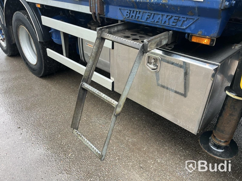 Brädgårdsbil DAF CF 370  FAN -2018 | Palfinger PK 19.001 - EXPORT momsfri försäljning inom EU. Regnr: SHG508, Chassi no: XLRASM4100G197085 - Köpare: SALPER IMPORT TRUCKS S.L, VAT ESB321305179 , Land: Spain, Intrastat HS code: 87044399, Vikt: 12940 kg