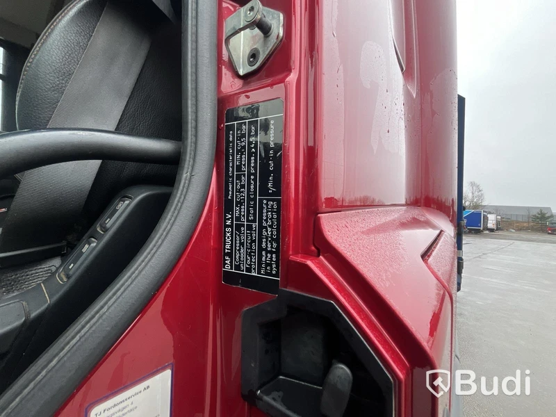 Brädgårdsbil DAF CF 370  FAN -2018 | Palfinger PK 19.001 - EXPORT momsfri försäljning inom EU. Regnr: SHG508, Chassi no: XLRASM4100G197085 - Köpare: SALPER IMPORT TRUCKS S.L, VAT ESB321305179 , Land: Spain, Intrastat HS code: 87044399, Vikt: 12940 kg