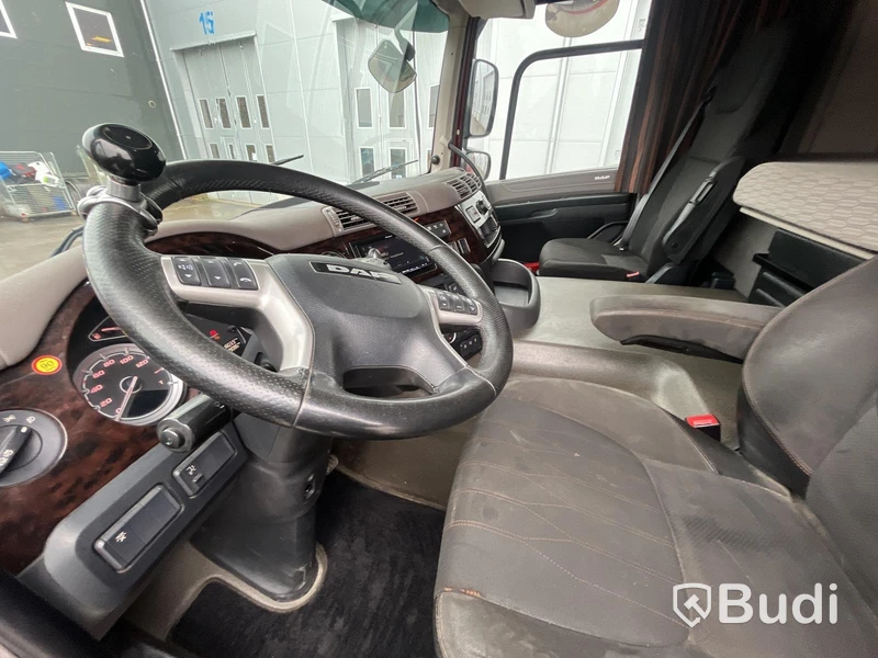 Brädgårdsbil DAF CF 370  FAN -2018 | Palfinger PK 19.001 - EXPORT momsfri försäljning inom EU. Regnr: SHG508, Chassi no: XLRASM4100G197085 - Köpare: SALPER IMPORT TRUCKS S.L, VAT ESB321305179 , Land: Spain, Intrastat HS code: 87044399, Vikt: 12940 kg