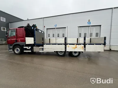 Brädgårdsbil DAF CF 370  FAN -2018 | Palfinger PK 19.001 - EXPORT momsfri försäljning inom EU. Regnr: SHG508, Chassi no: XLRASM4100G197085 - Köpare: SALPER IMPORT TRUCKS S.L, VAT ESB321305179 , Land: Spain, Intrastat HS code: 87044399, Vikt: 12940 kg