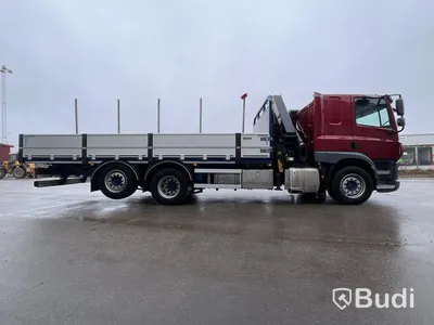 Brädgårdsbil DAF CF 370  FAN -2018 | Palfinger PK 19.001 - EXPORT momsfri försäljning inom EU. Regnr: SHG508, Chassi no: XLRASM4100G197085 - Köpare: SALPER IMPORT TRUCKS S.L, VAT ESB321305179 , Land: Spain, Intrastat HS code: 87044399, Vikt: 12940 kg