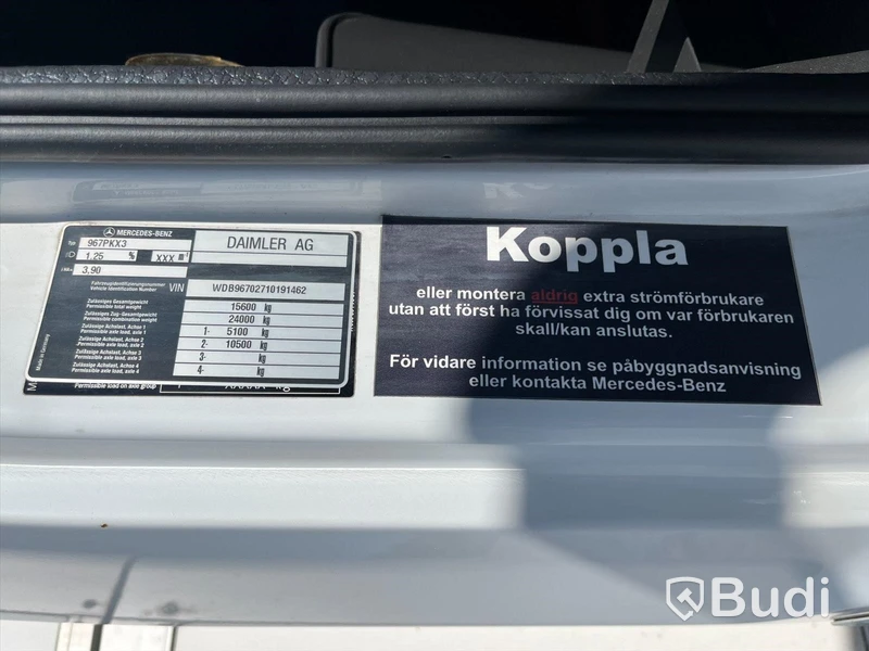 Mercedes-Benz Atego - 2017 | SKAB Höj o sänk | Z-lyft - EXPORT