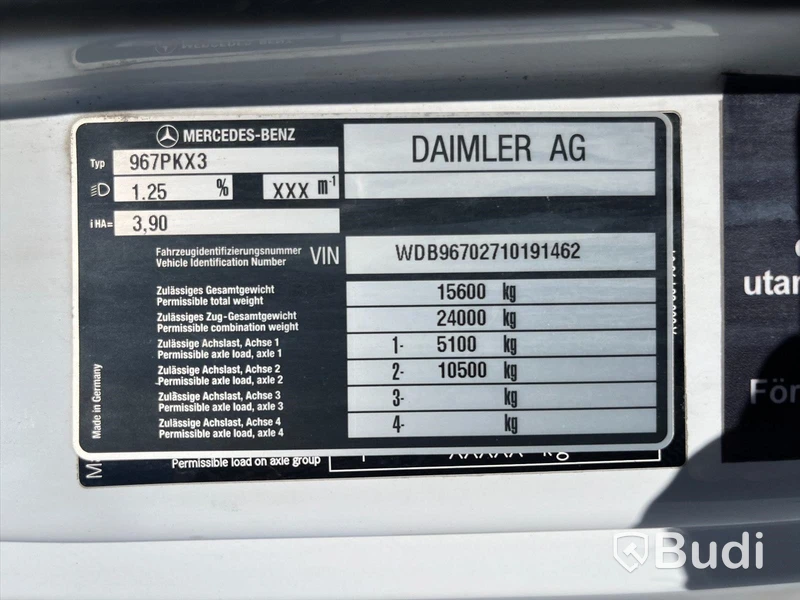 Mercedes-Benz Atego - 2017 | SKAB Höj o sänk | Z-lyft - EXPORT
