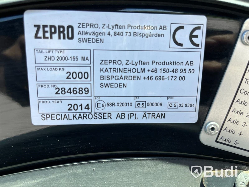 Scania P320 LB6X2-4 MLB -15  | SKAB | Z-lyft