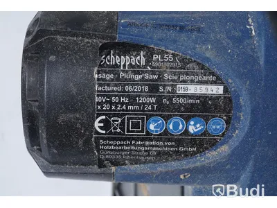 Cirkelsåg - Scheppach PL55 Plunge Saw