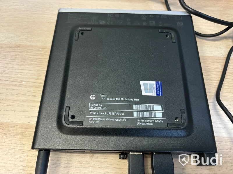 HP ProDesk 400 G5 Mini med 23” monitor