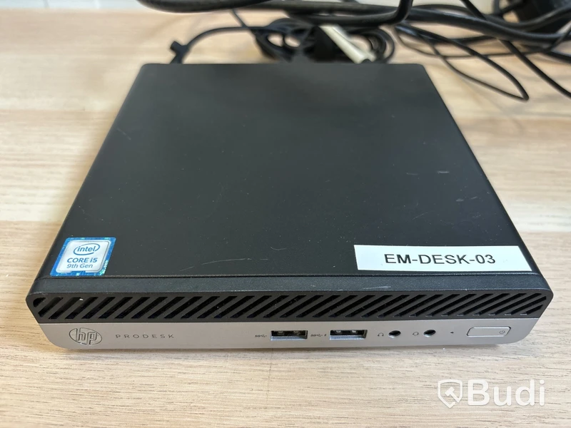 HP ProDesk 400 G5 Mini med 23” monitor