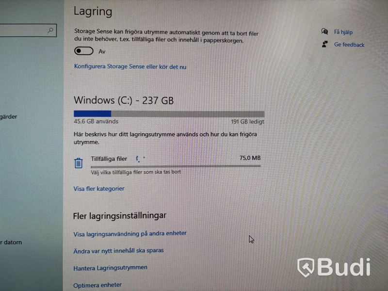 HP ProDesk 400 G5 Mini med 23” monitor