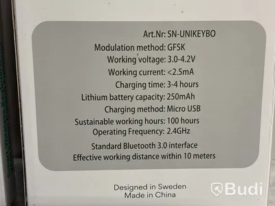 2 st Trådlösa tangentbord till surfplattor