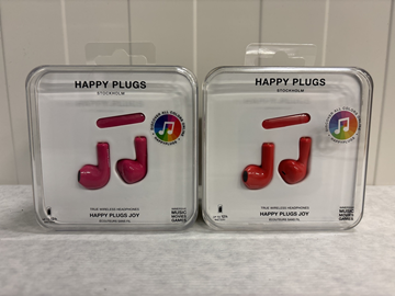 2 st Trådlösa hörlurar Happy Plugs Joy