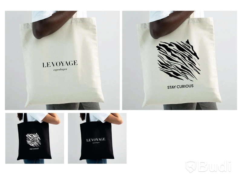 Large Tote Bags | Flera färger och tryck