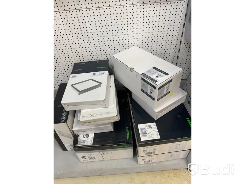 Parti med diverse verktygsdelar FESTOOL. Ord. pris: 31 336 kr exkl. moms
