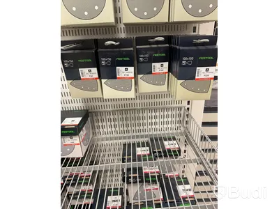 Parti med diverse Slippapper, FESTOOL. Ord. pris: 29 511 kr exkl. moms
