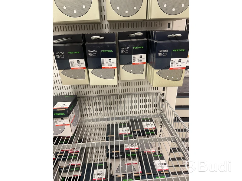 Parti med diverse Slippapper, FESTOOL. Ord. pris: 29 511 kr exkl. moms