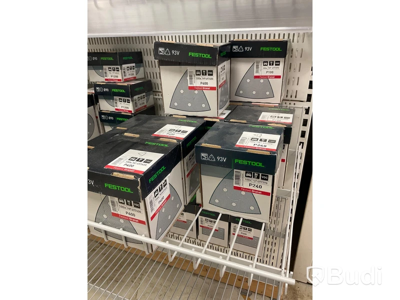 Parti med diverse Slippapper, FESTOOL. Ord. pris: 29 511 kr exkl. moms