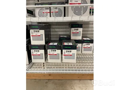 Parti med diverse Slippapper, FESTOOL. Ord. pris: 29 511 kr exkl. moms