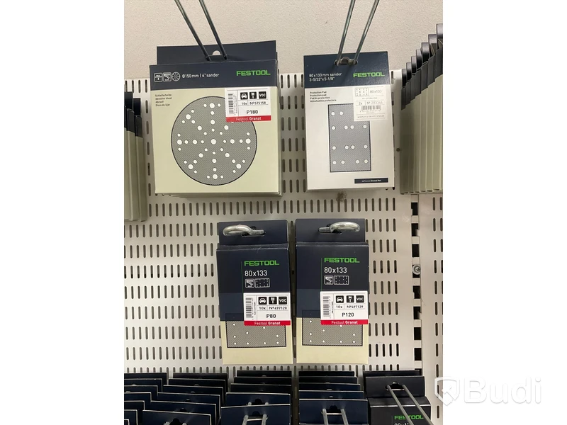 Parti med diverse slippapper, FESTOOL. Ord. pris: 28 655 kr exkl. moms