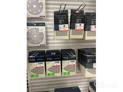 Parti med diverse slippapper, FESTOOL. Ord. pris: 28 655 kr exkl. moms