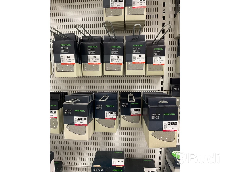 Parti med diverse slippapper, FESTOOL. Ord. pris: 28 655 kr exkl. moms