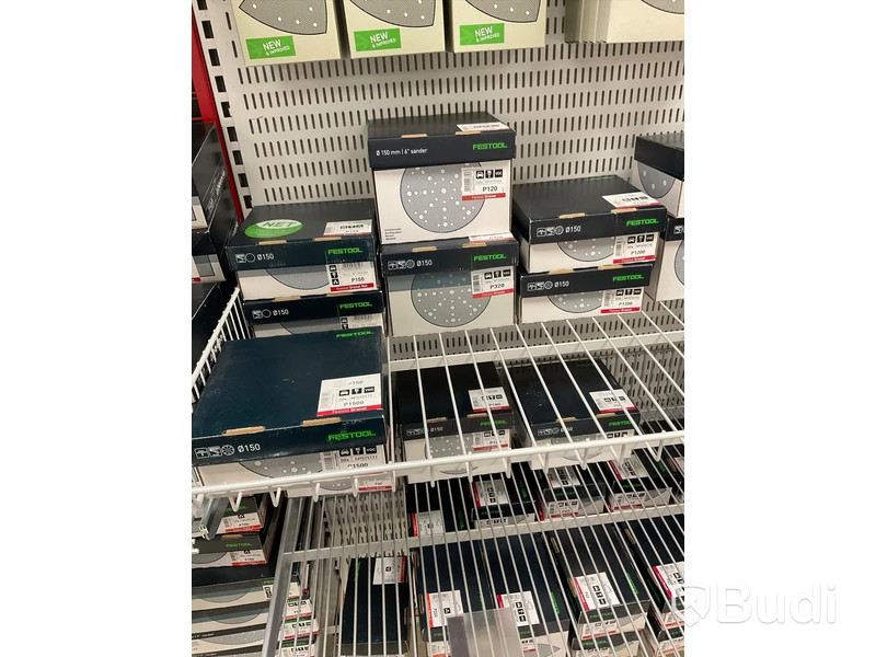 Parti med diverse slippapper, FESTOOL. Ord. pris: 28 655 kr exkl. moms