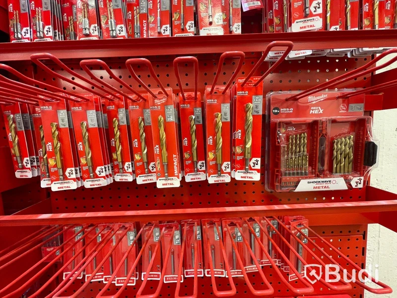 Diverse metallborrar/kakelborrar, Milwaukee. Ord. pris: 40 205 kr exkl. moms