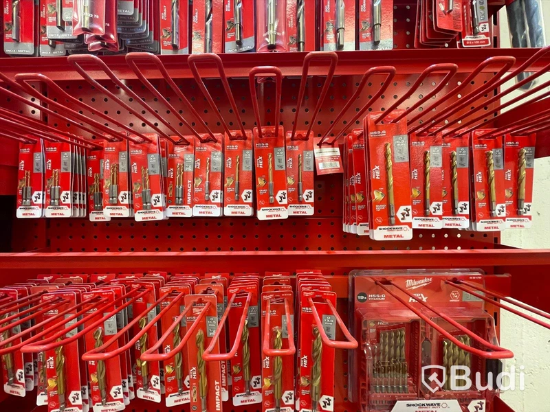 Diverse metallborrar/kakelborrar, Milwaukee. Ord. pris: 40 205 kr exkl. moms