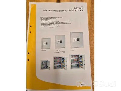 Nyckelskåp med kodlås