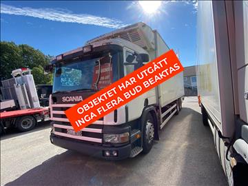 Lastbil Scania P114LB6X2 -99 inkl. BT ledstaplare