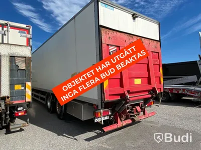 Lastbil Scania P114LB6X2 -99 inkl. BT ledstaplare