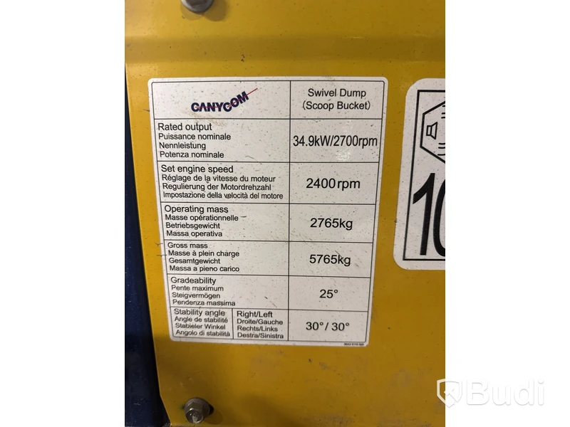 Minidumper Canycom S300 -2022 (110h)