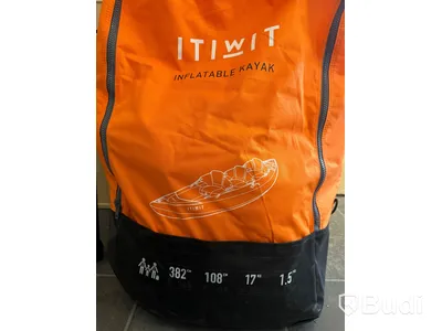 Kajak ITIWIT 3 New orange, åror, flytvästar