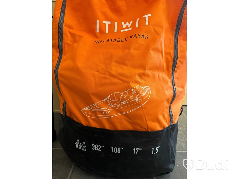 Kajak ITIWIT 3 New orange, åror, flytvästar