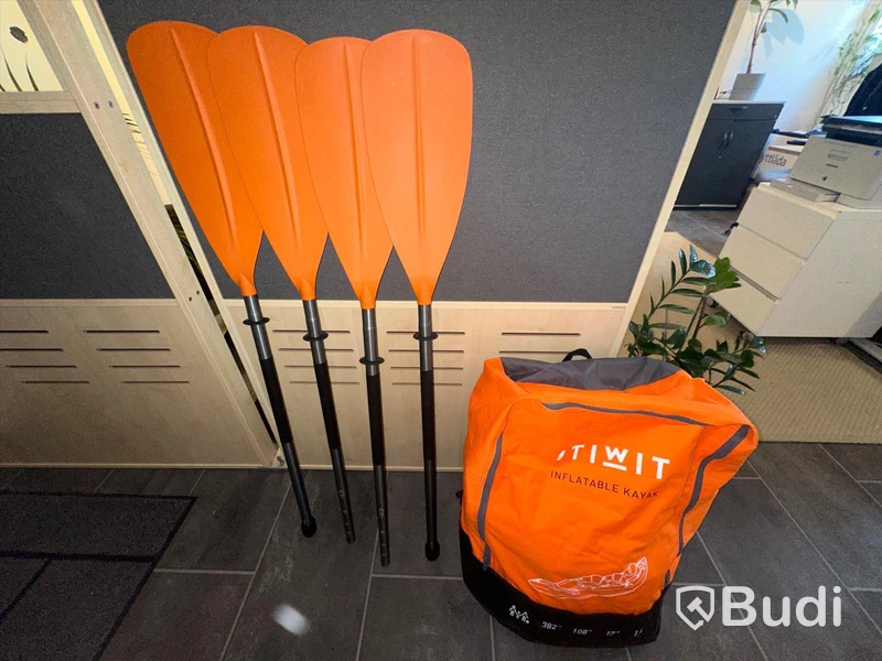Kajak ITIWIT 3 New orange, åror, flytvästar