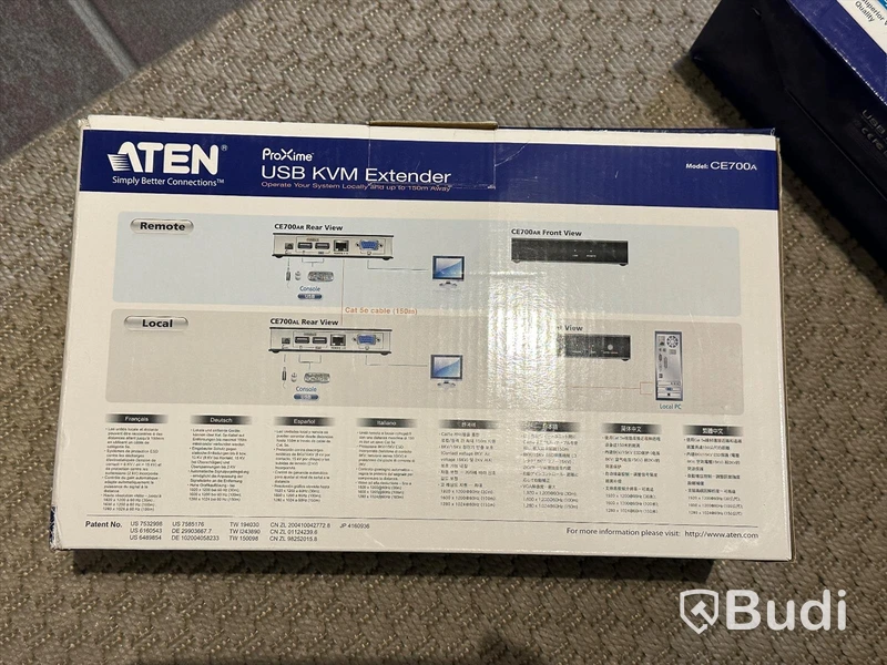 ATEN switch, extender, videosplitter