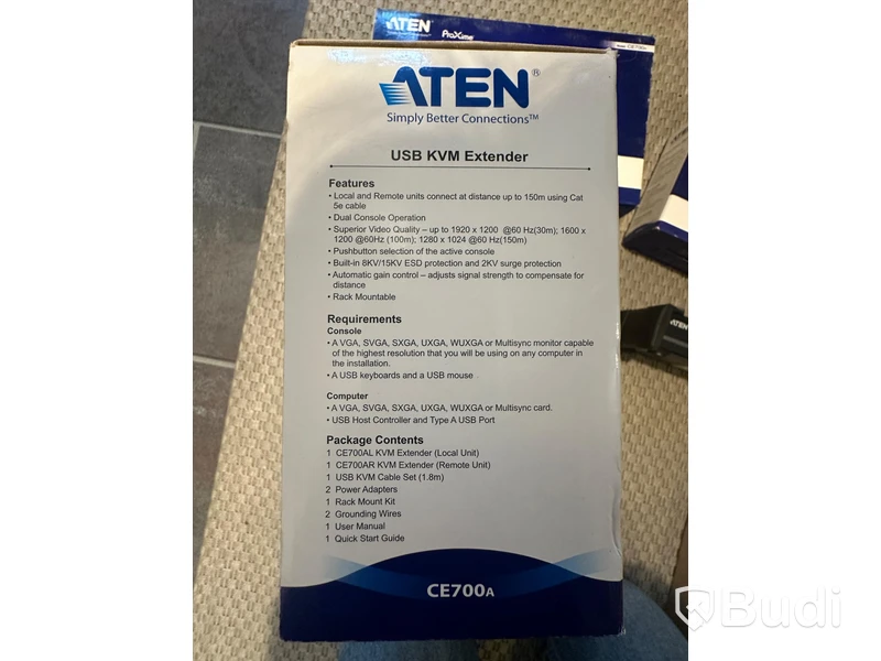 ATEN switch, extender, videosplitter
