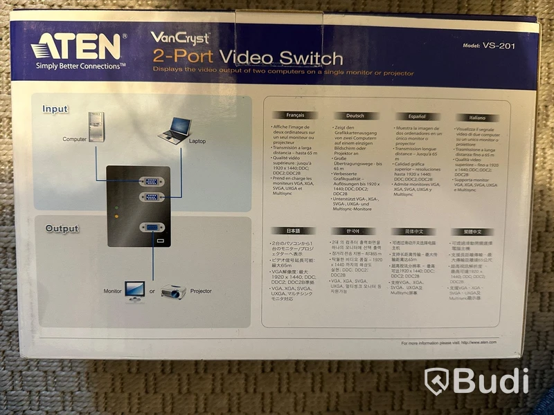 ATEN switch, extender, videosplitter