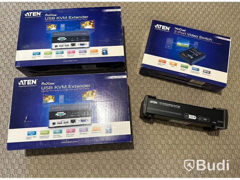 ATEN switch, extender, videosplitter